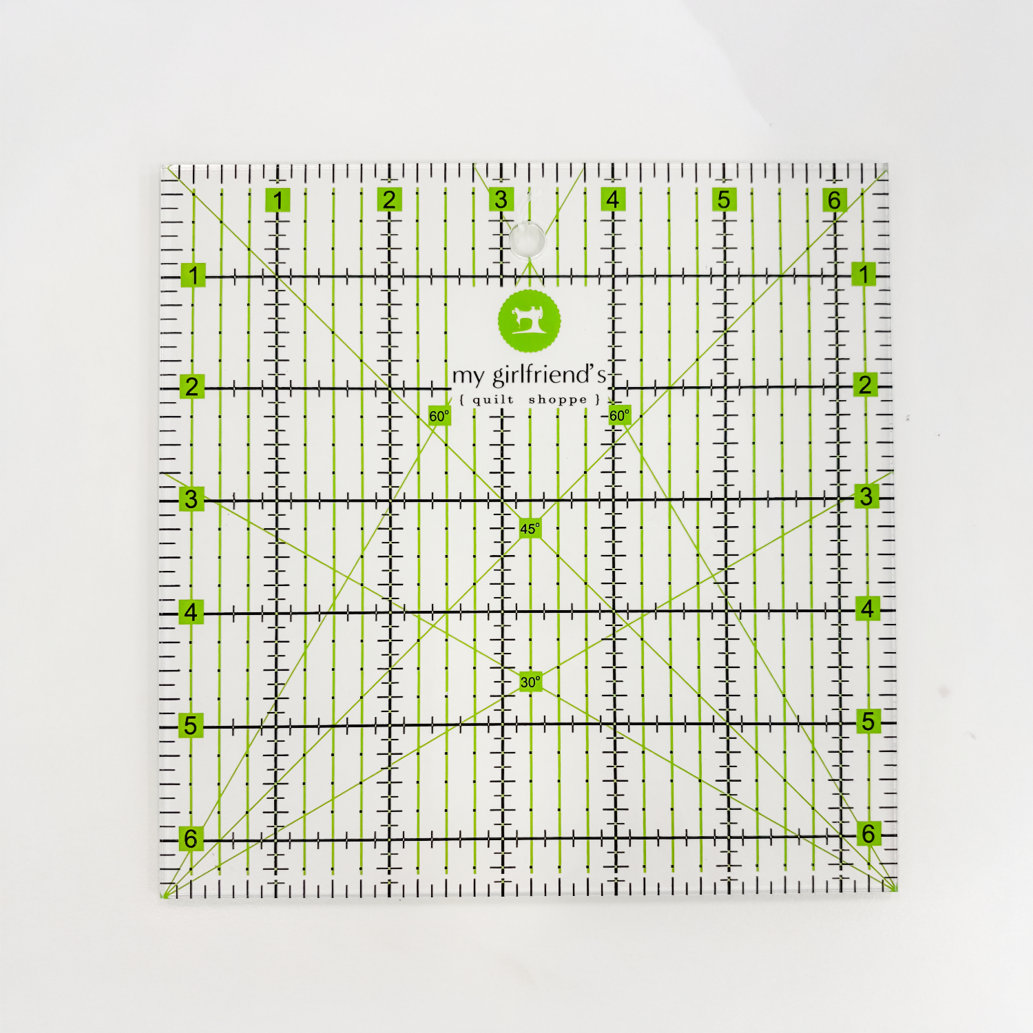 NOTION RULER FOR SEWING AND QUILTING EXCLUSIVE FROM MGQS SQUARE RULER 