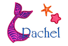 Hooded Towel Name Applique 