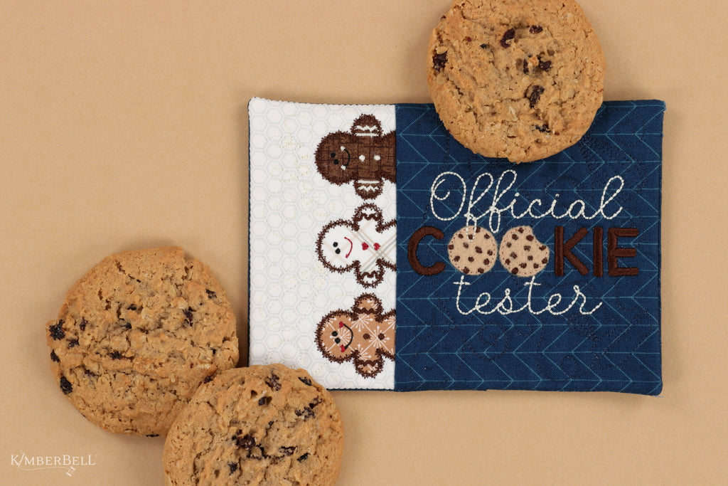 Kimberbell Embroidery Club - October 2024: Official Cookie Tester Mug Rug - 