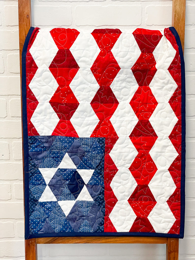 krista moser o say can you see table runner quilt pattern