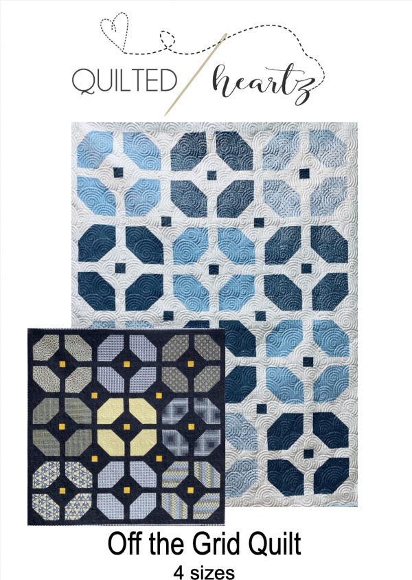 Quilted Heartz - Off the Grid Quilt Pattern 