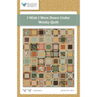 Wonky quilt pattern packaging with a patchwork design and 'Bluebird Patterns' branding.