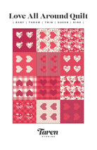 pink heart quilt