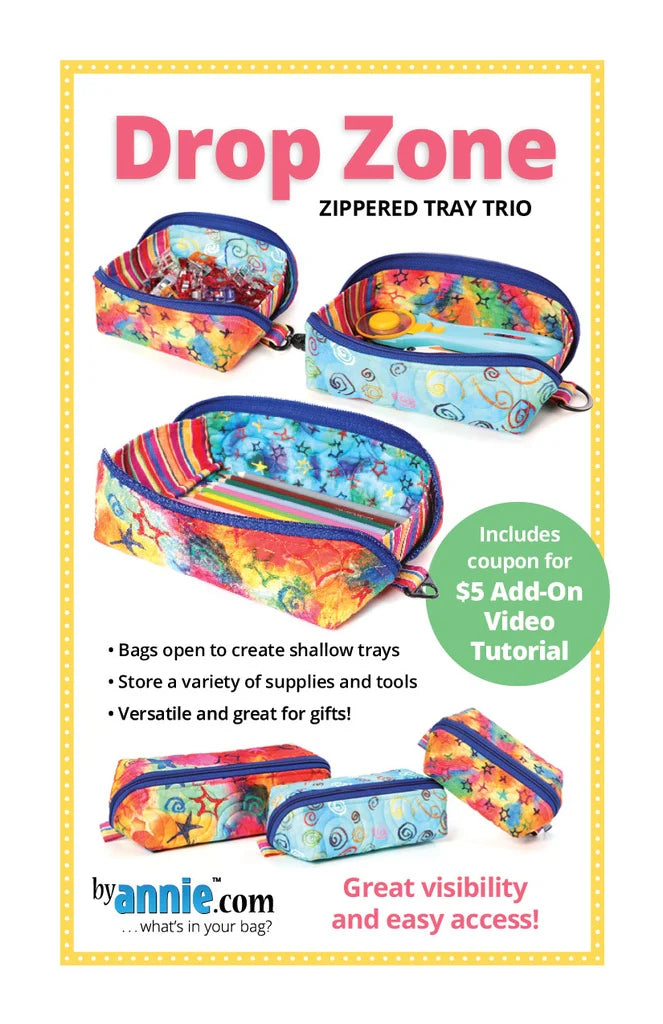 Drop Zone Zipper Pouch kit