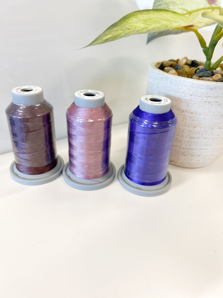 Plums & Teaberry Glide Thread Bundle (3)