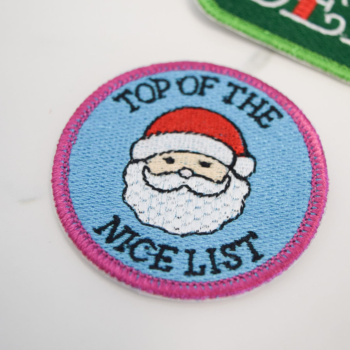 Patch with a cookie design and 'Official Cookie Tester' text on a white background