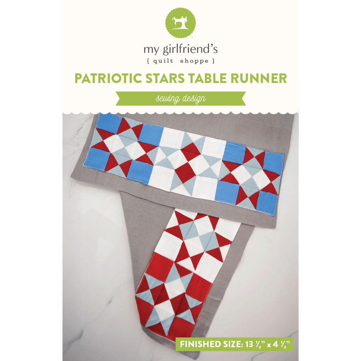 Patriotic Table Runner (Downloadable Pattern) Front