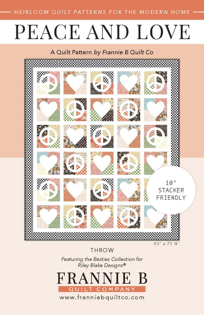 Peace and Love Quilt Pattern