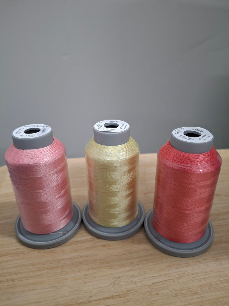 Pink Taffy Glide Thread Bundle (3)