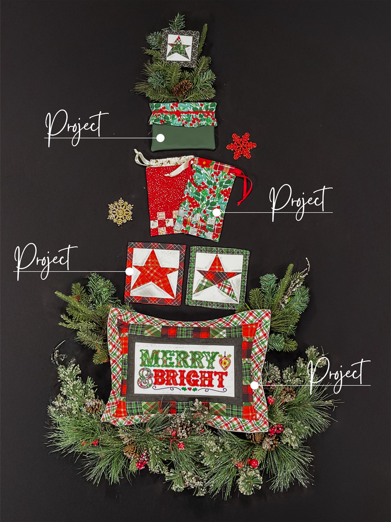 Christmas Club Kit- Merry & Bright projects