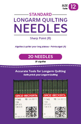 Standard Longarm Quilting Needles Size 12