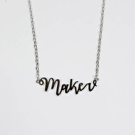 Maker Necklace - Silver 