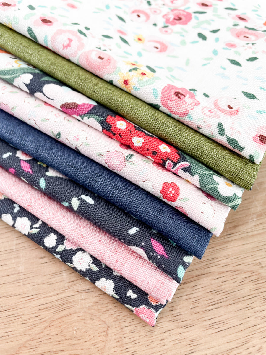 Spring Flowers Fat Quarter Bundle (8) – My Girlfriend's Quilt Shoppe