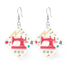  Leather Square Earrings My Happy Place