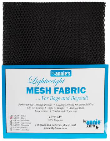 black mesh fabric 