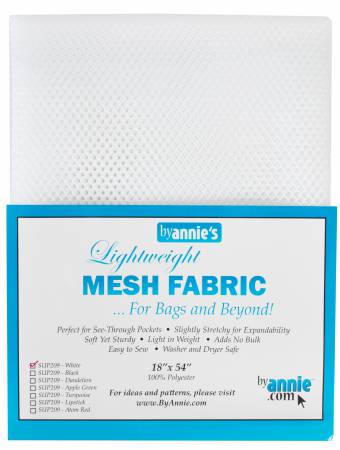 white mesh fabric