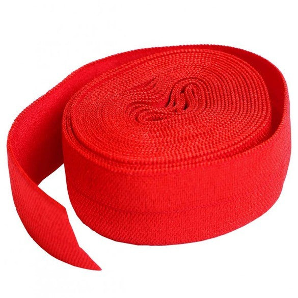 By Annie Fold Over Elastic - 20MM x 2 Yards (Atom Red)