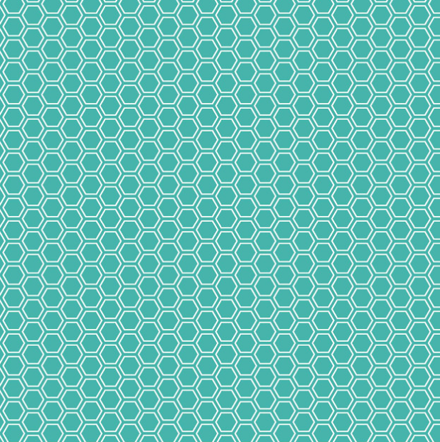 Kimberbell Basics - Honeycomb Teal 