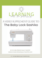 Baby Lock Sashiko Machine 
