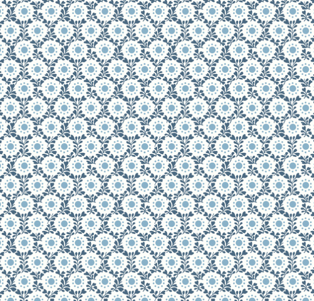 blue and white pattern