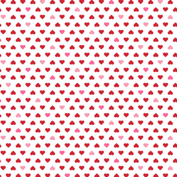 heart pattern fabric 