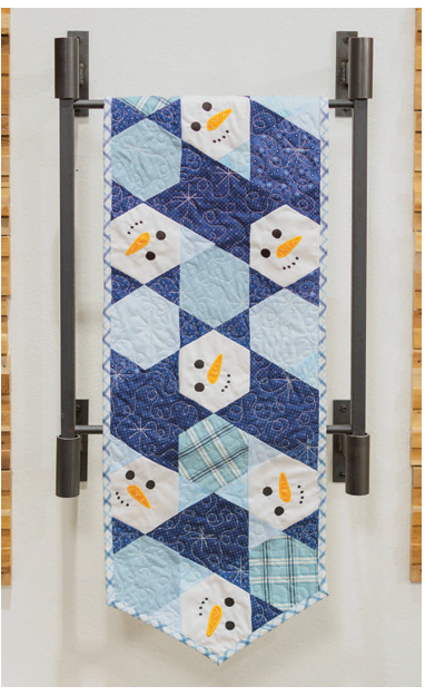 Hexi Snowman Table Runner Kit