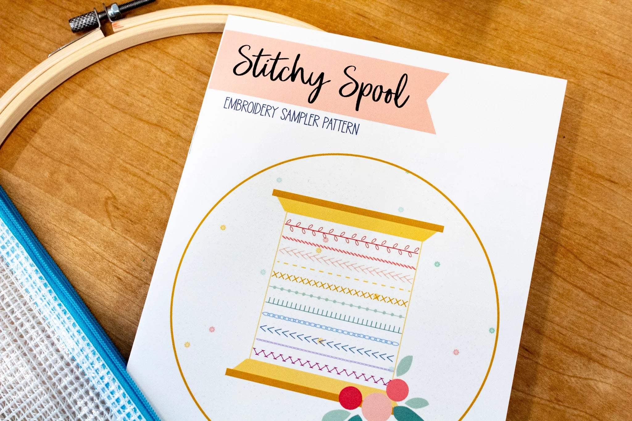 Stitchy Spool Embroidery Pattern