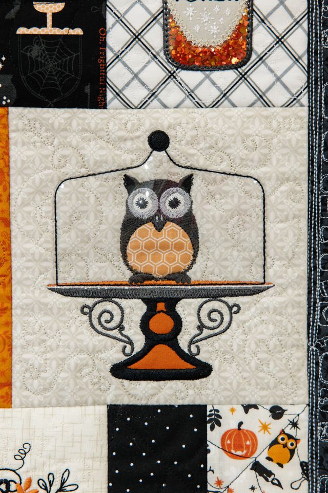 Halloween owl embellishment 