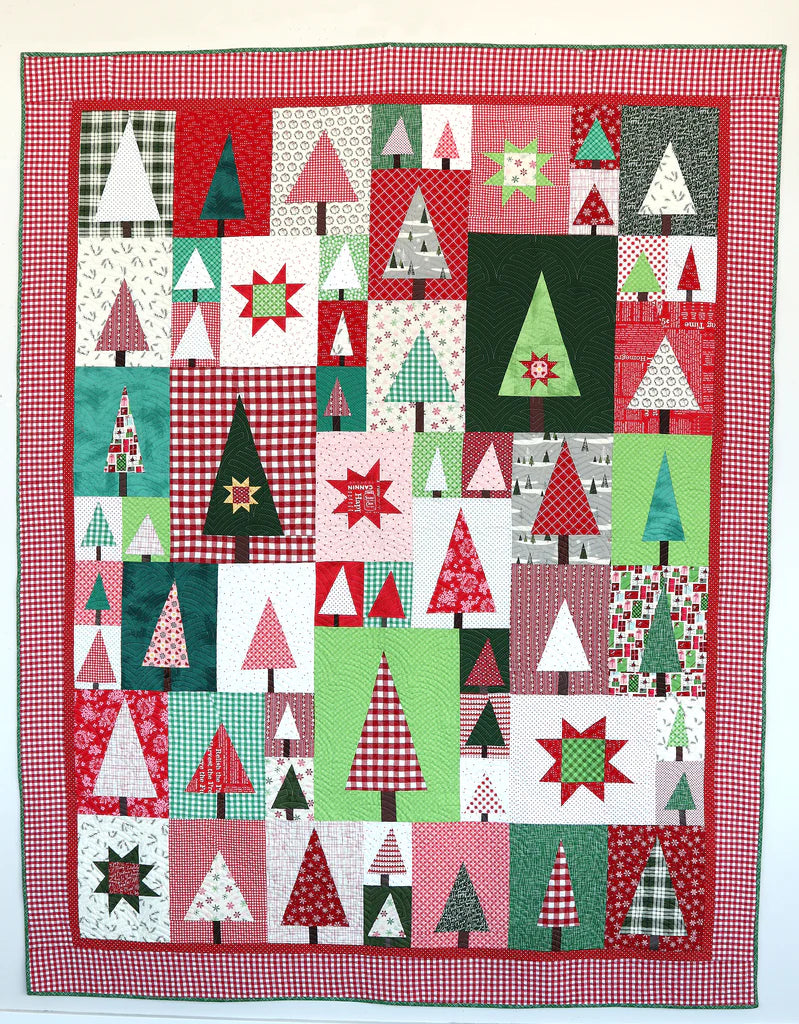 christmas themed quilt