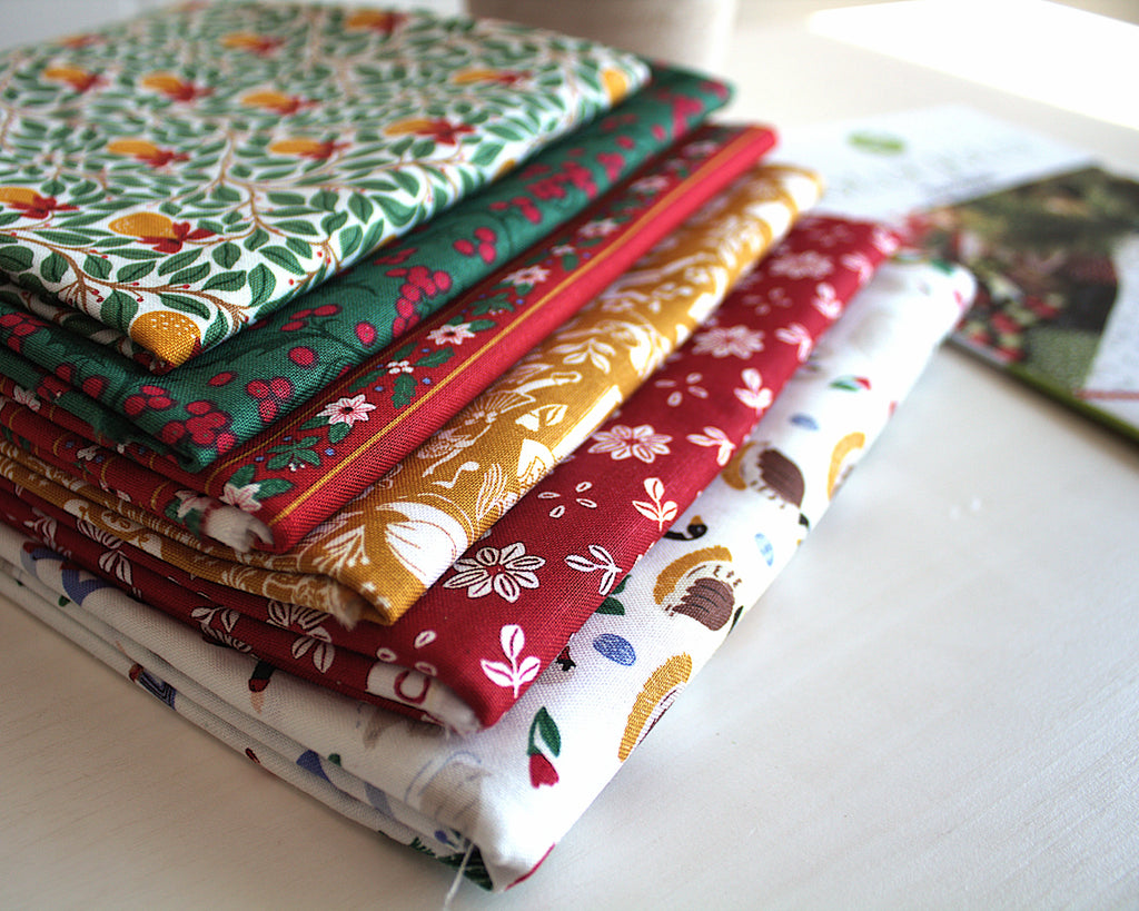 A Tree Skirt (Pear-fectly Christmas) fabric bundle