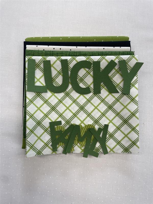 To Be So Lucky... mini quilt kit