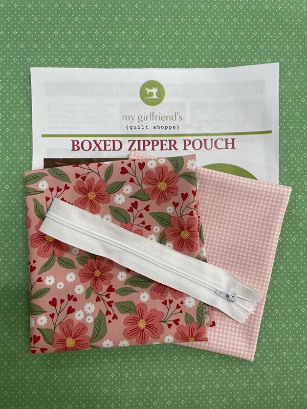 Boxed Zipper Pouch Kit - Pink