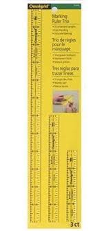 Omnigrid Marking Ruler Trio (4, 6, & 12)