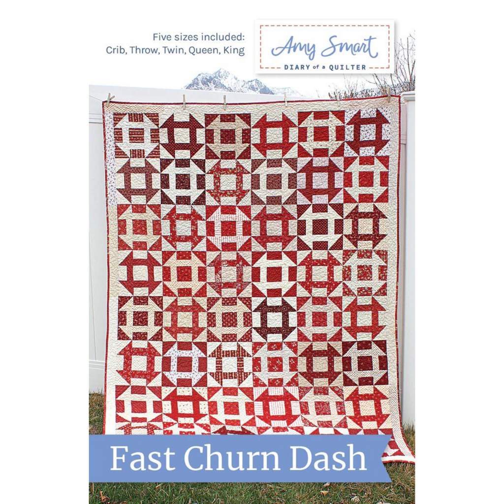 churn dash quilt pattern