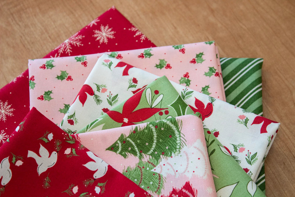 Hullabaloo Christmas Quilt Kit #1 fabric