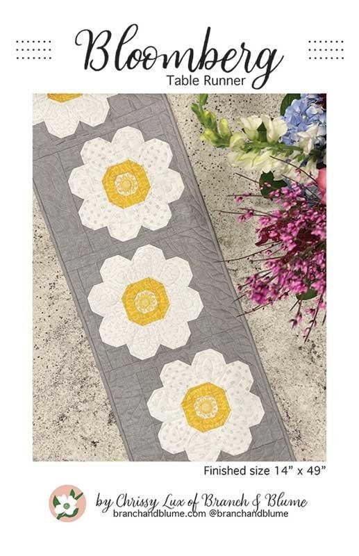 Bloomberg Table Runner Pattern by Chrissy Lux of Branch and Blume