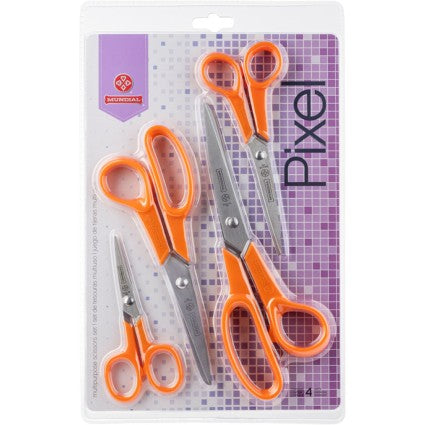 Pixel Scissors 4 piece set