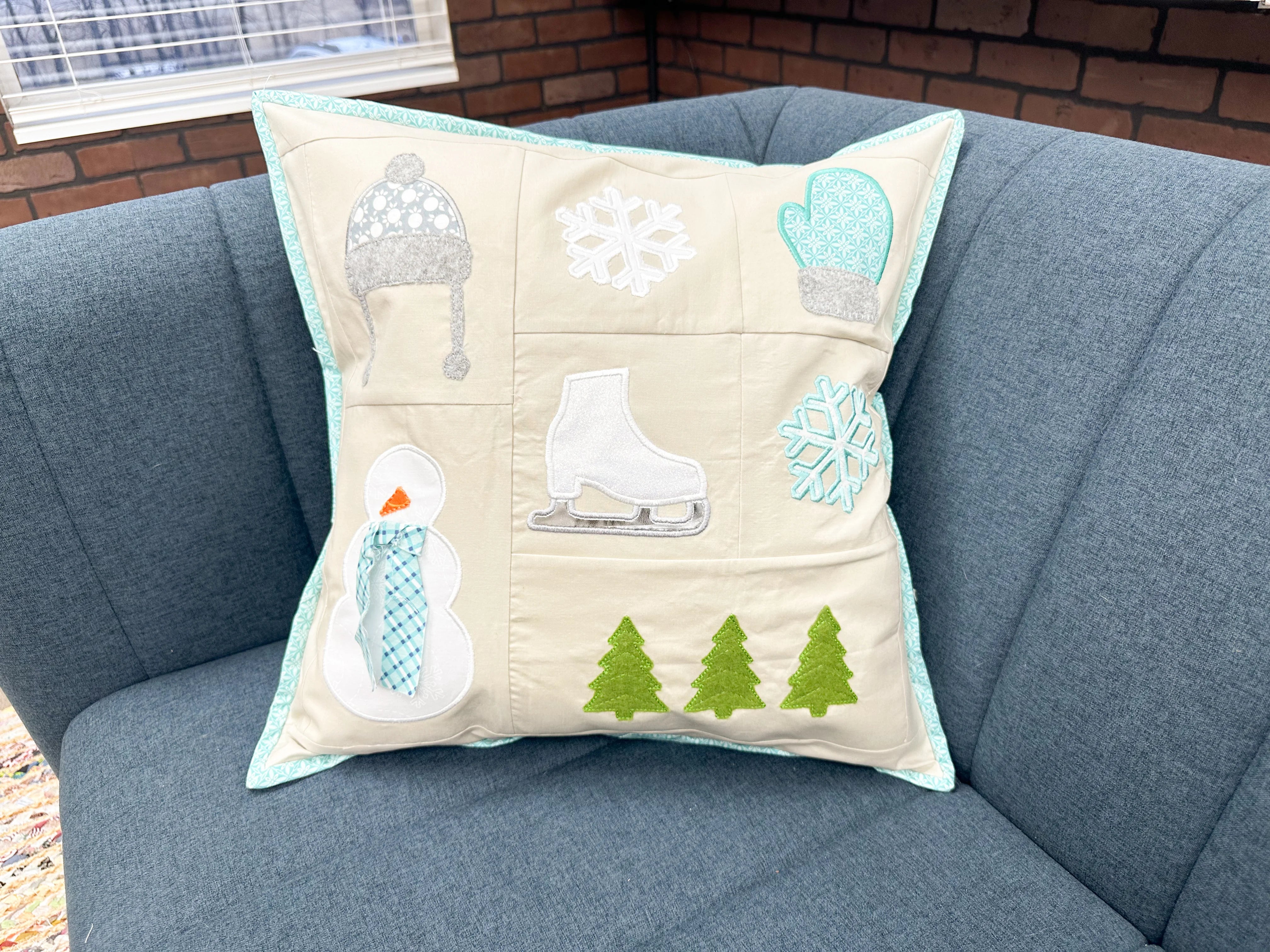 Winter Wonderland Pillow Downloadable Pattern