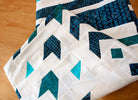Nordic Frost Quilt folded