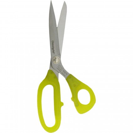 Omnigrid 8-1/2" fabric scissors green/yellow handle