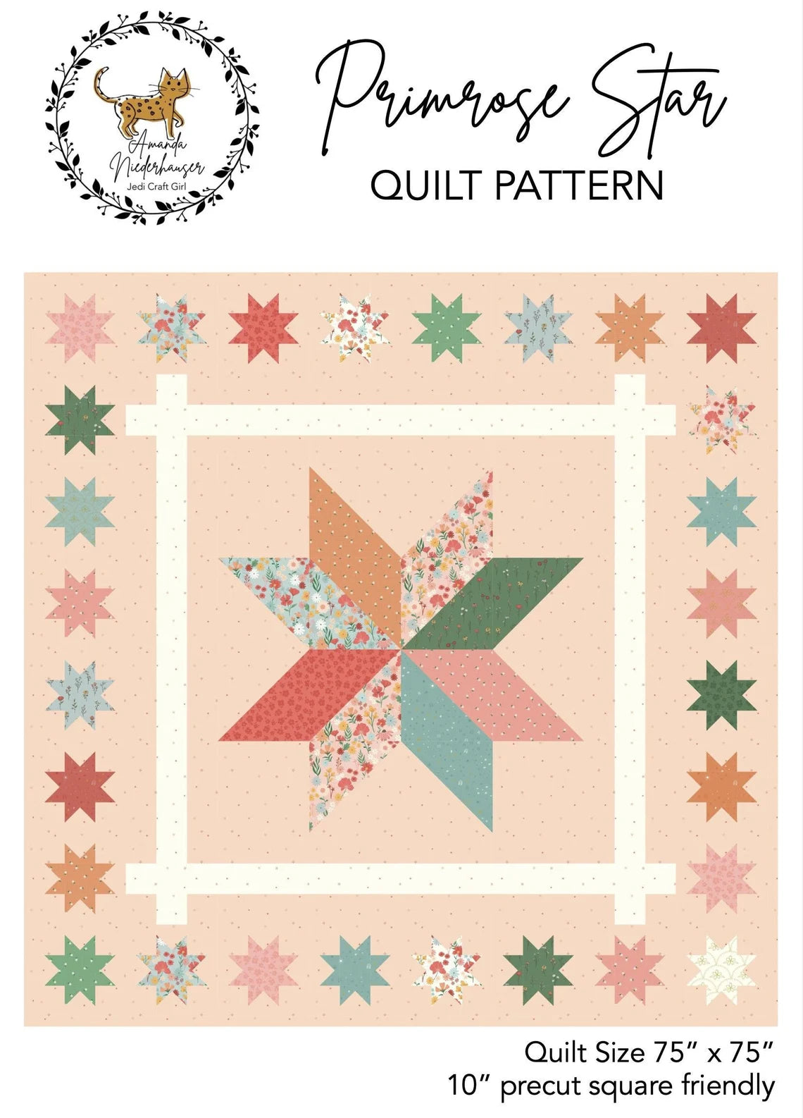 Primrose Star Quilt Pattern