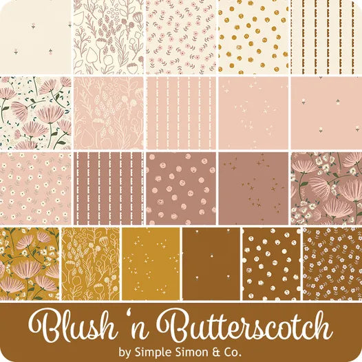 Blush and Butterscotch FQ Bundle (21)