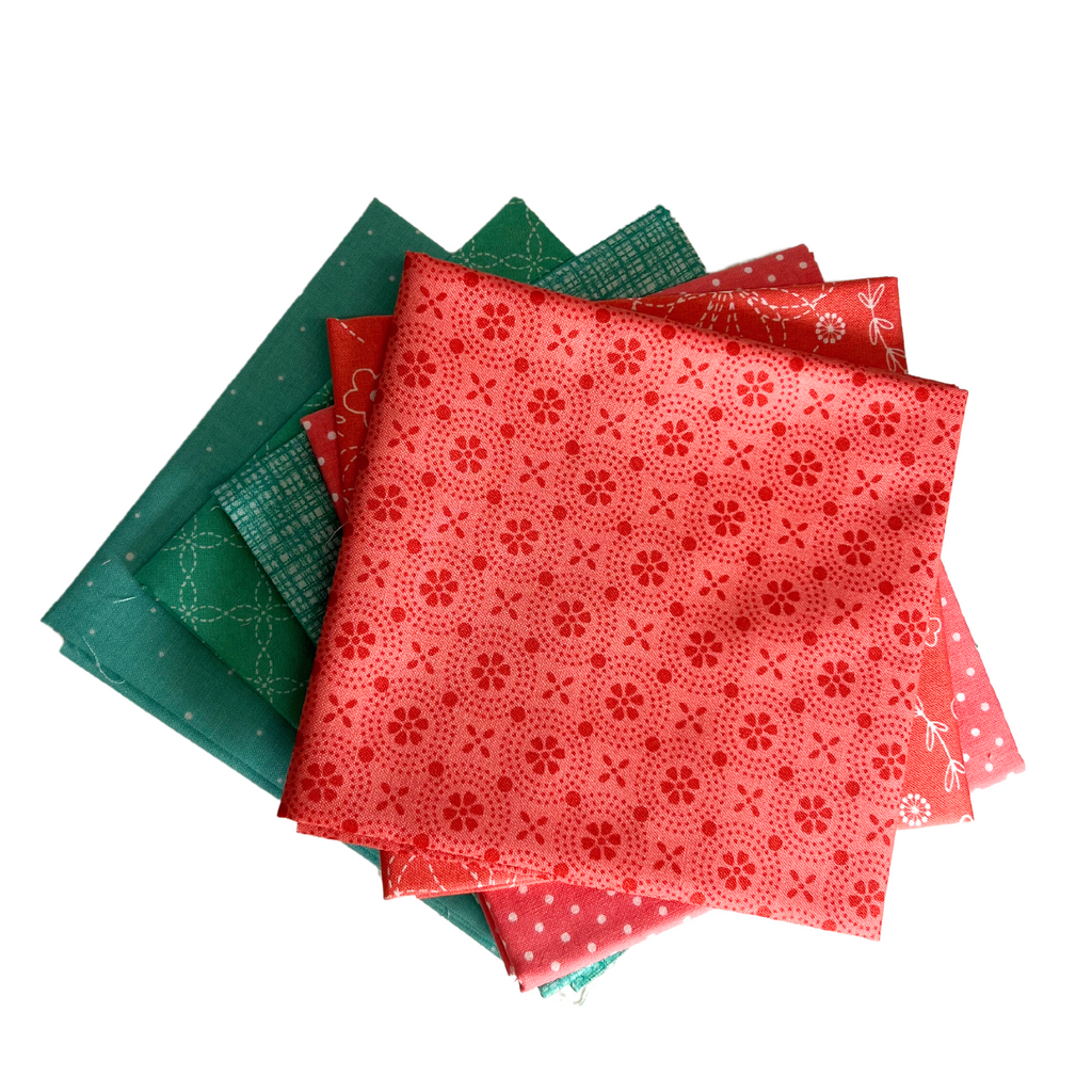 red and green fabric
