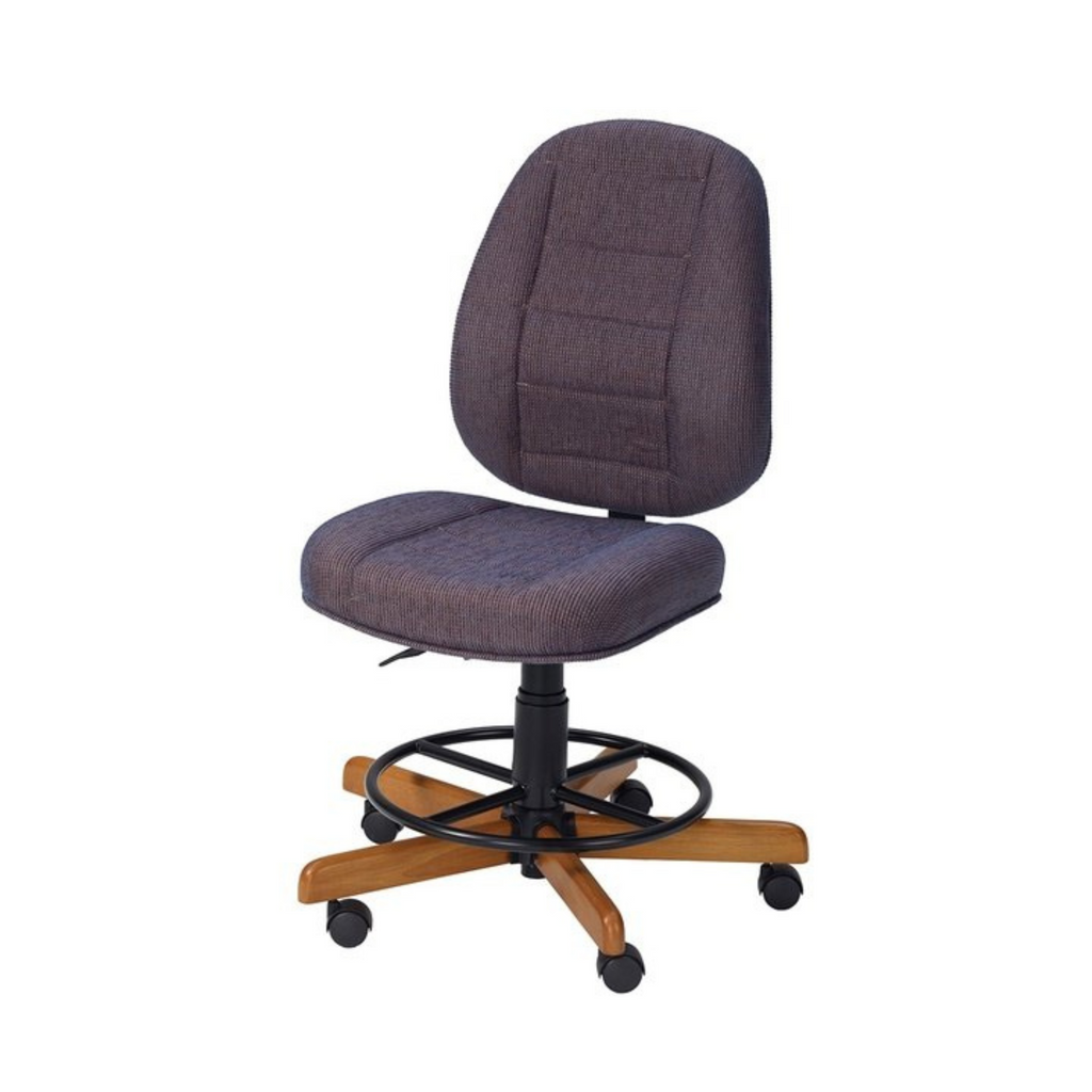 blue adjustable chair