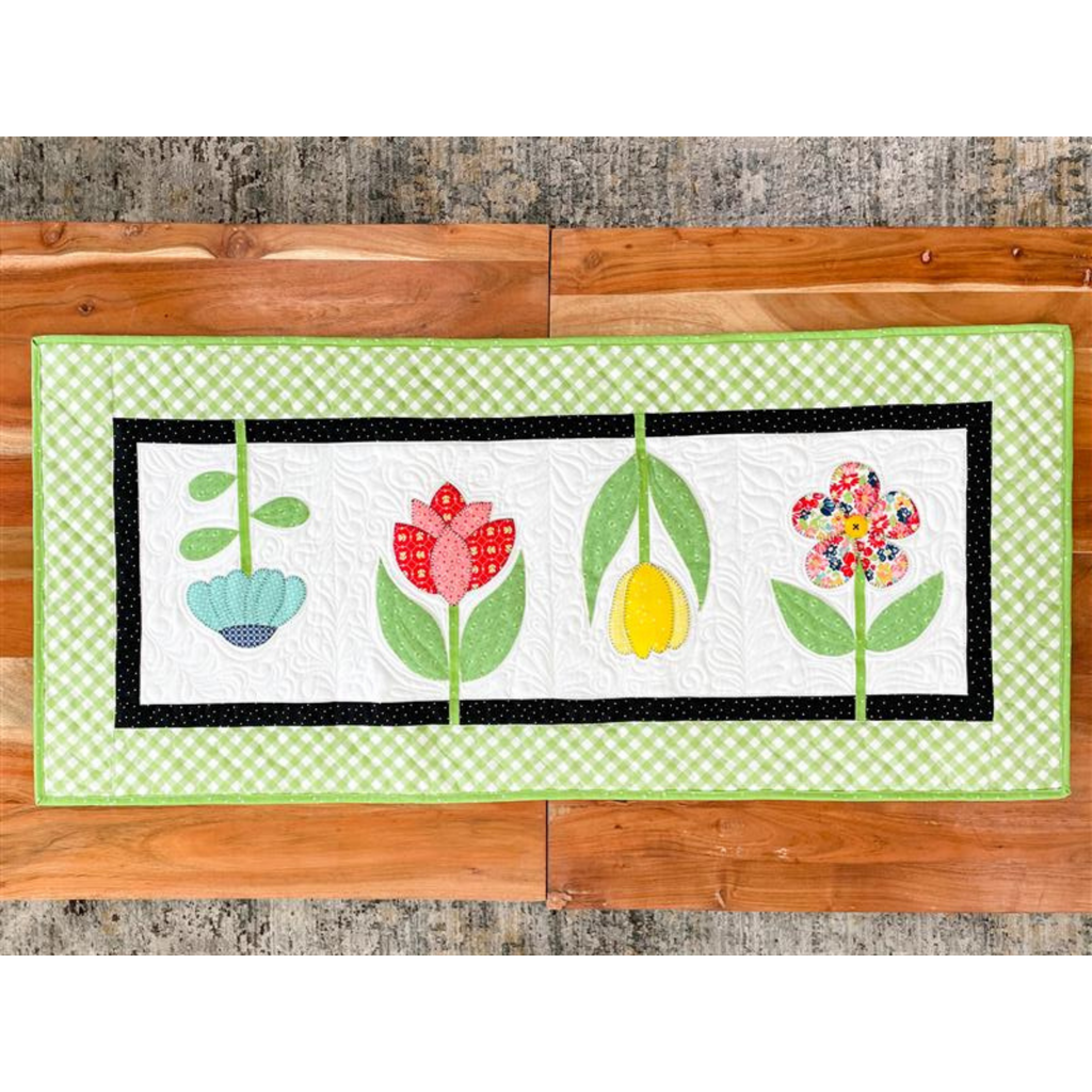 Flower Garden Table Runner 