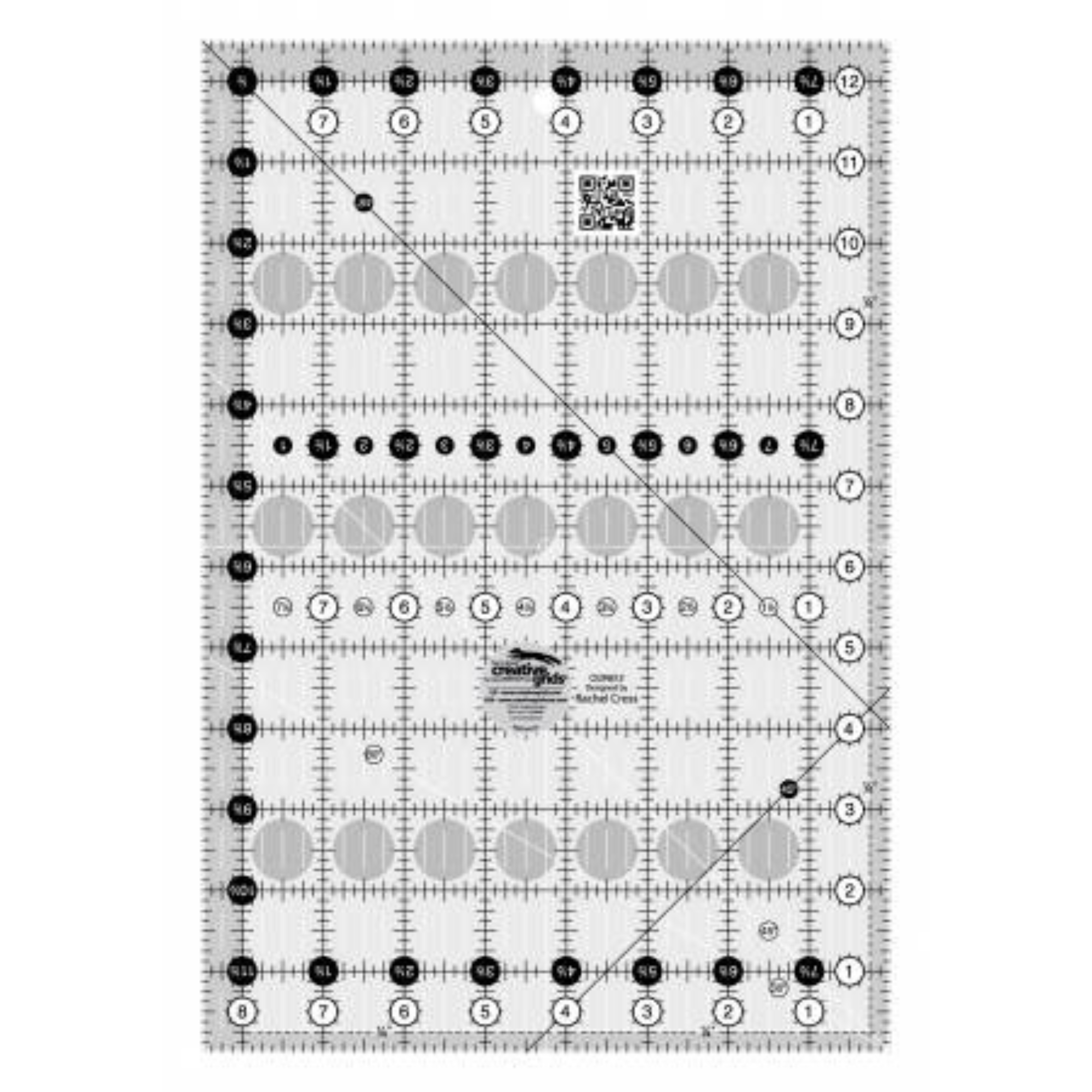Creative grids 8.5" x 12.5" ruler