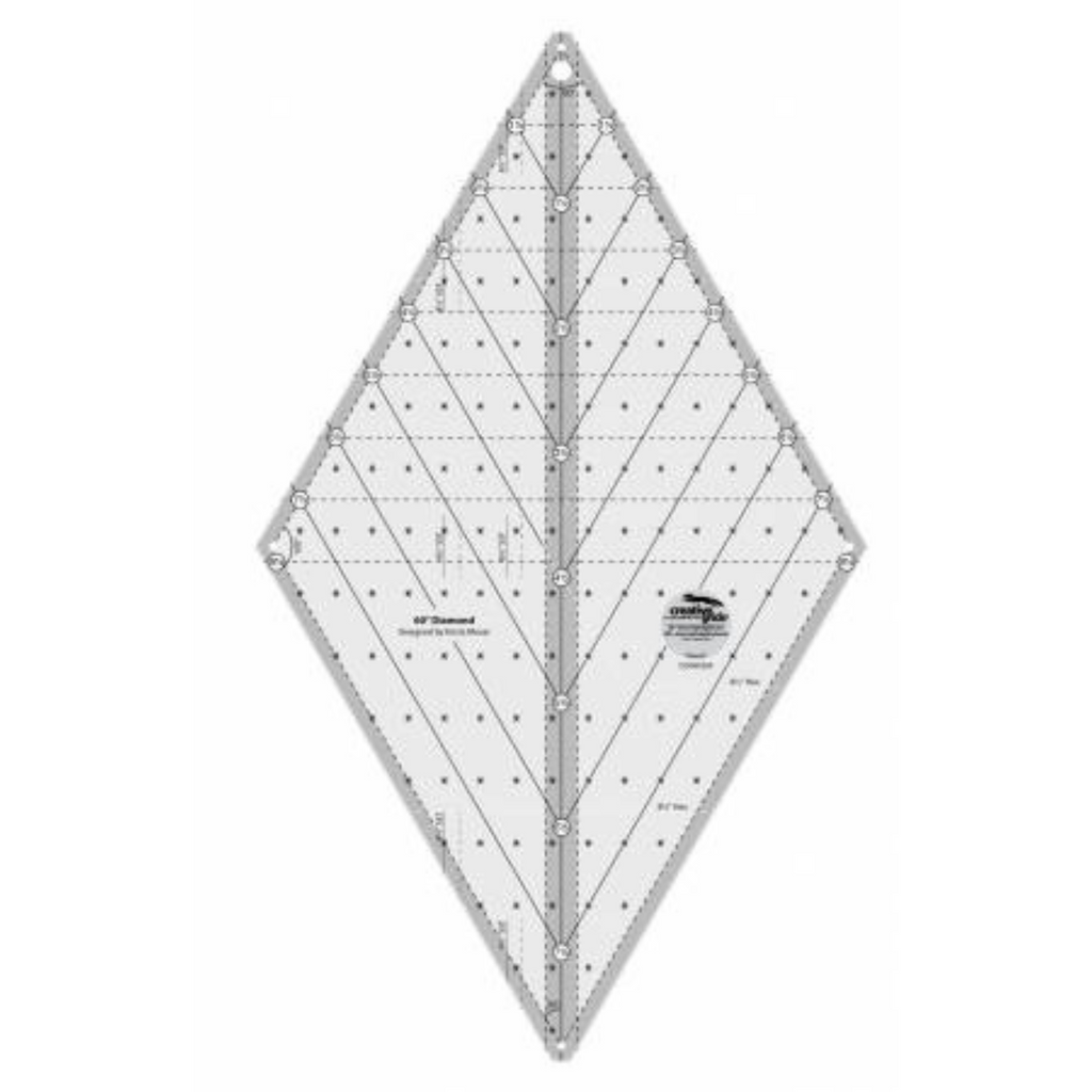 Creative Grids 60 Degree Diamond Ruler 