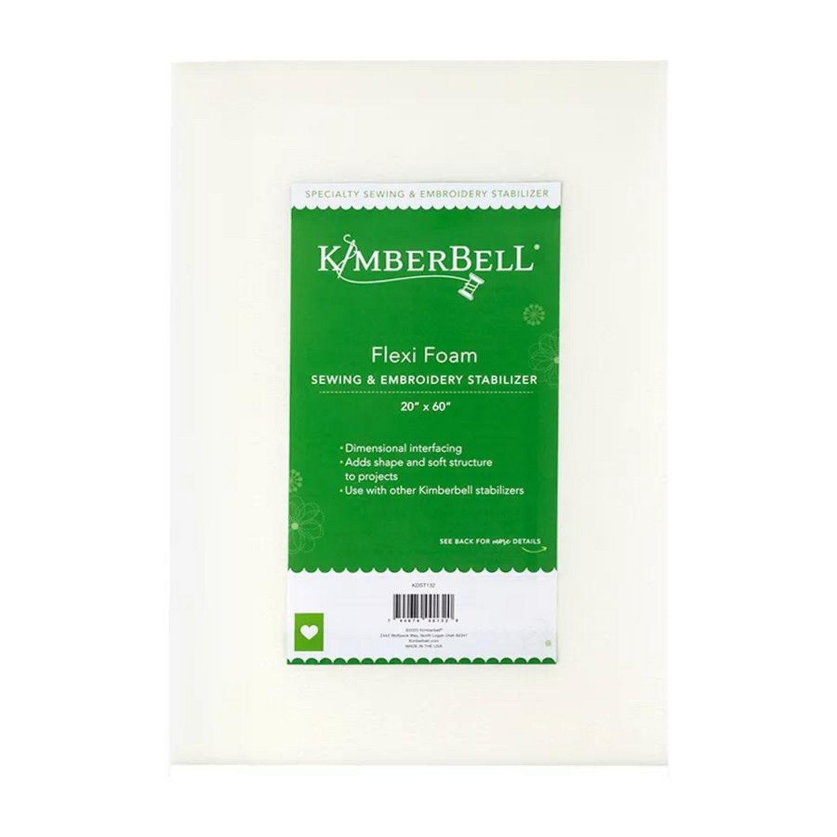 Kimberbell Flexi Foam Sewing Embroidery Stabilizer 20 In X 60 In kimberbell-flexi-foam-sewing-embroidery-stabilizer-20-in-x-60-in