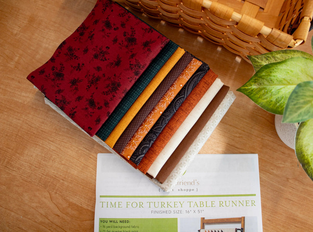 Time For Turkey Table Runner fabrics