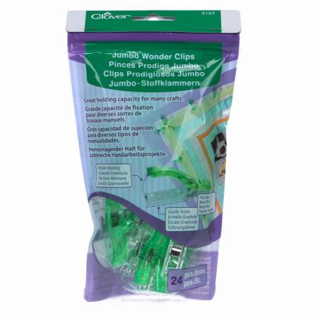 Clover Wonder Clips - Jumbo (24)